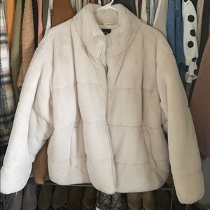 Zara faux fur jacket